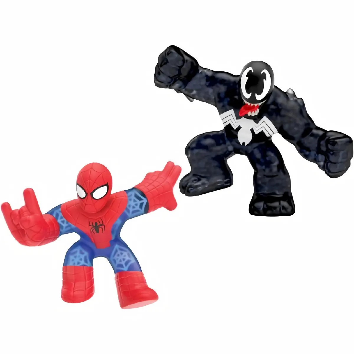 SPIDERMAN VS VENOM Goo Jit Zu Marvel Pack Duo