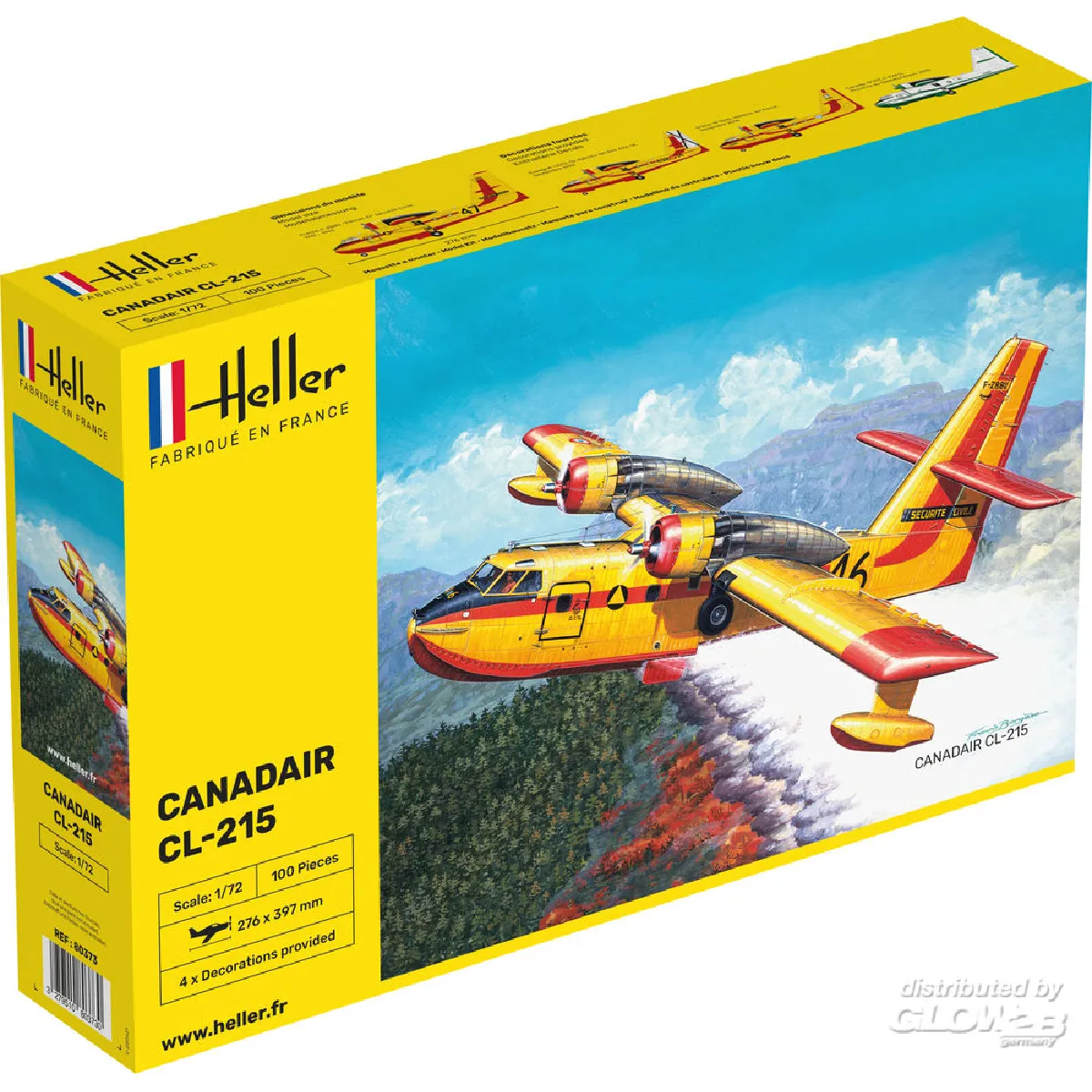 Heller Canadair CL-215 Starter Kit (peinture incluse)