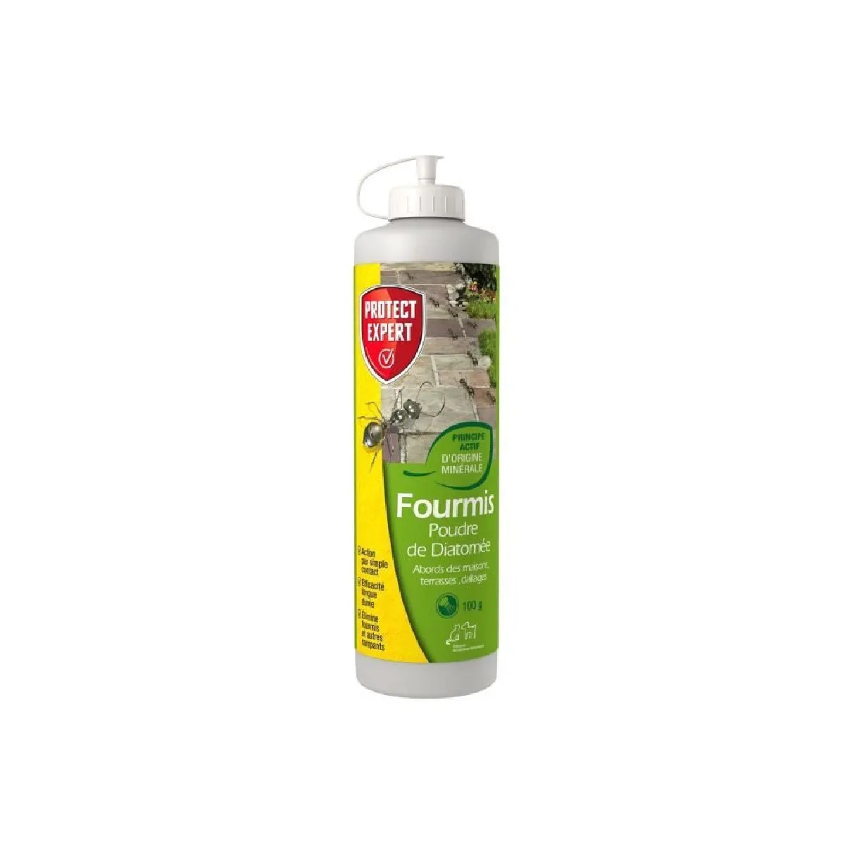 Protect Expert FPNAT100 Fourmis - Poudre de Diatomée - 100 g Pex