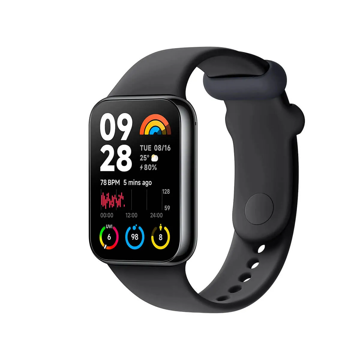 Bracelet d'activité Xiaomi Smart Band 8 Pro Noir (Black)