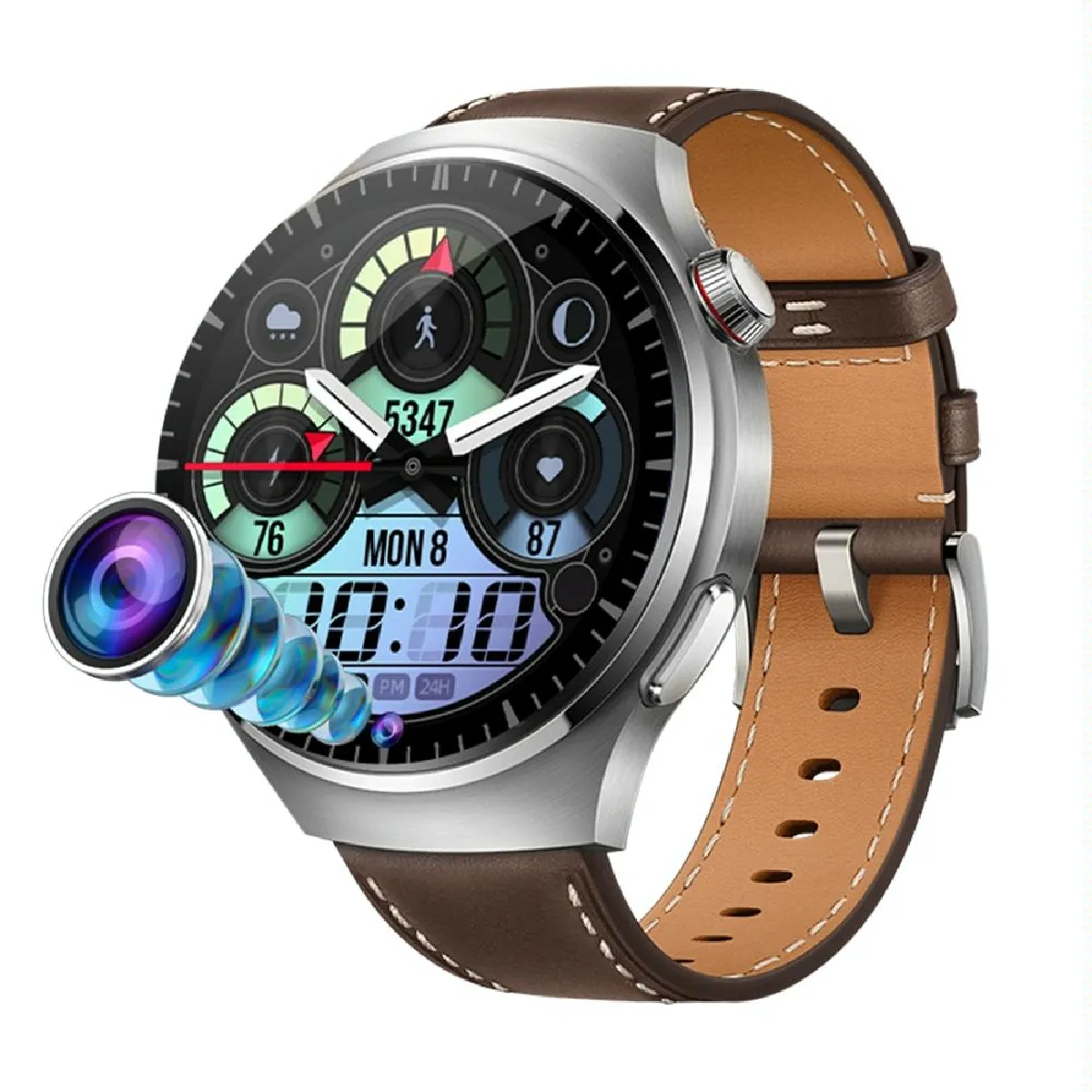 Montre Espion Intelligente 1.53' Avec Caméra AI Voix SIM 2GB+32GB