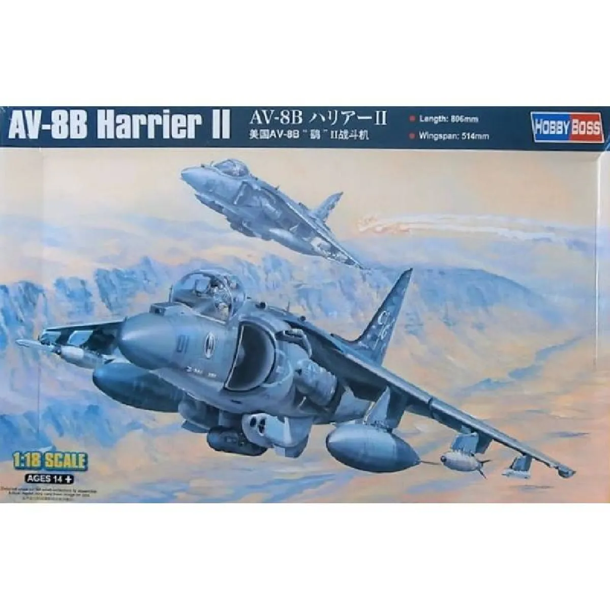 Maquette Avion Av-8b Harrier Ii