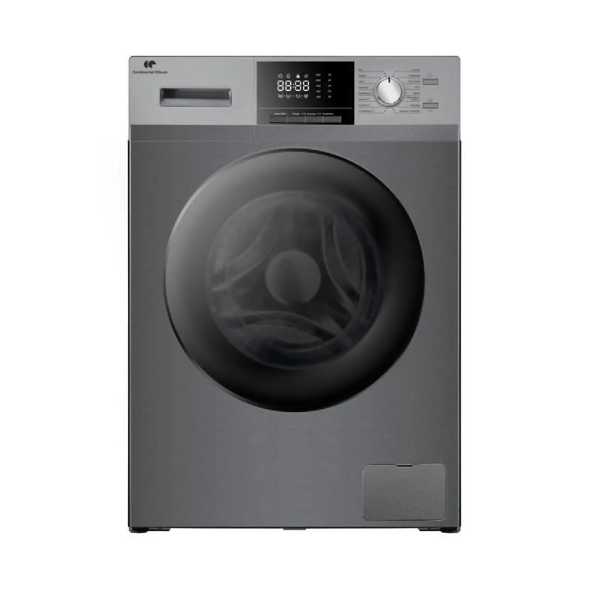 Lave-linge hublot CONTINENTAL EDISON CELL10140S2 - 10 kg - Largeur 60 cm - Classe A - 1400 trs/min - moteur induction -Anthracit