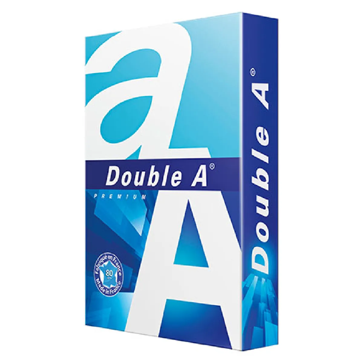 Papier A4 blanc 80 g Double A - Ramette de 500 feuilles - Lot de 5