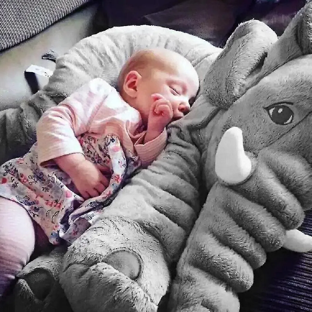 Peluche animal coussin enfant bébé coussin doux pour dormir jouet mignon éléphant cn