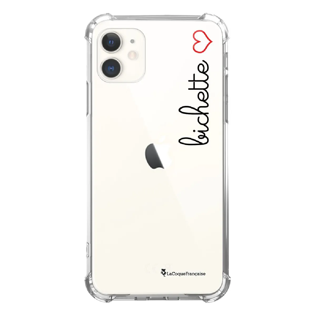 Coque iPhone 11 silicone anti-choc souple angles renforcés transparente