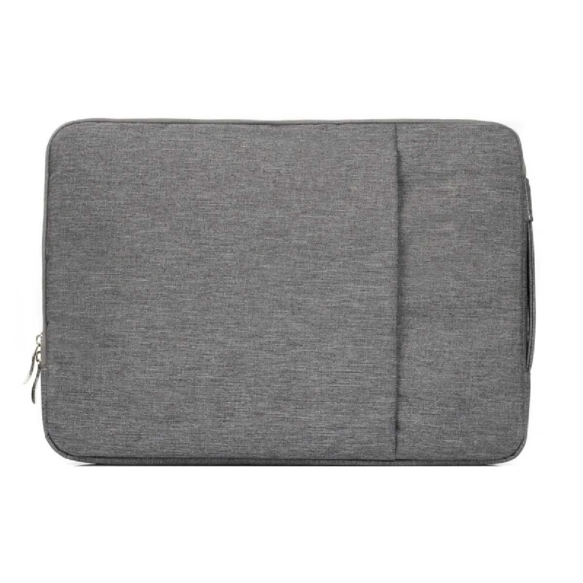 Sacoche pour ordinateur portable gris MacBook Air / Pro, Lenovo et autres ordinateurs portables, Taille: 39.2x28.5x2cm 15.4 pouces Universel Fashion Soft Laptop Denim Sacs Zipper Notebook Case Pouch