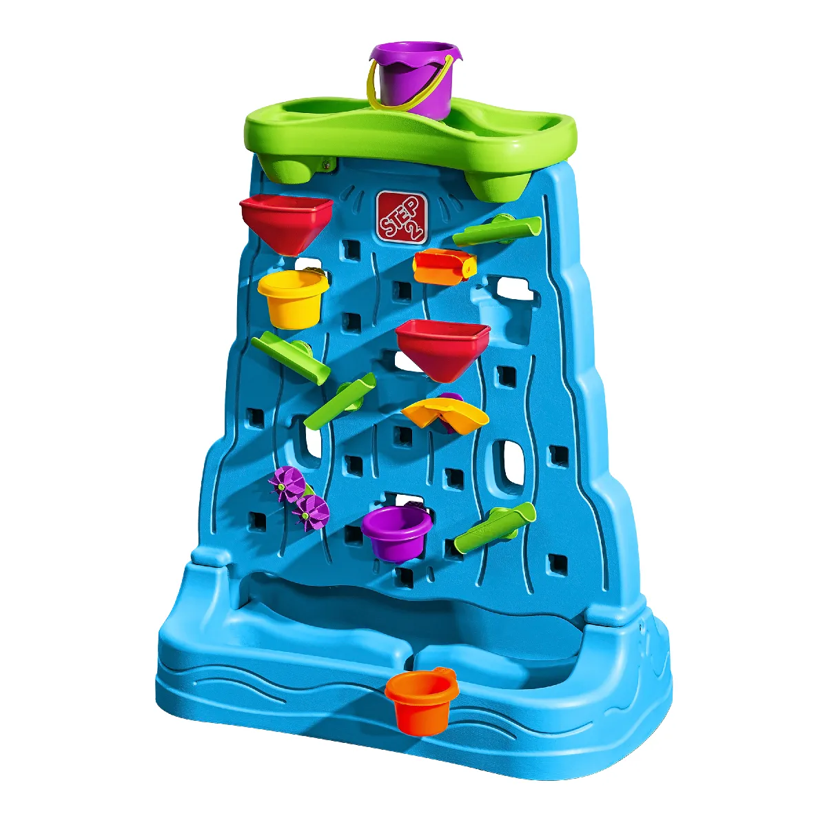 Step2 Waterfall Discovery Wall Mur d'eau - Jeu d'eau pour le Jardin - Jouet Enfant