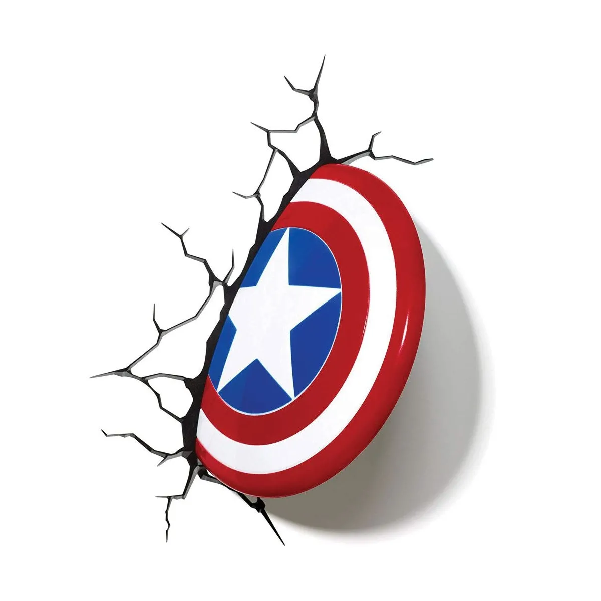 Marvel - Lampe 3D LED Captain America Shield