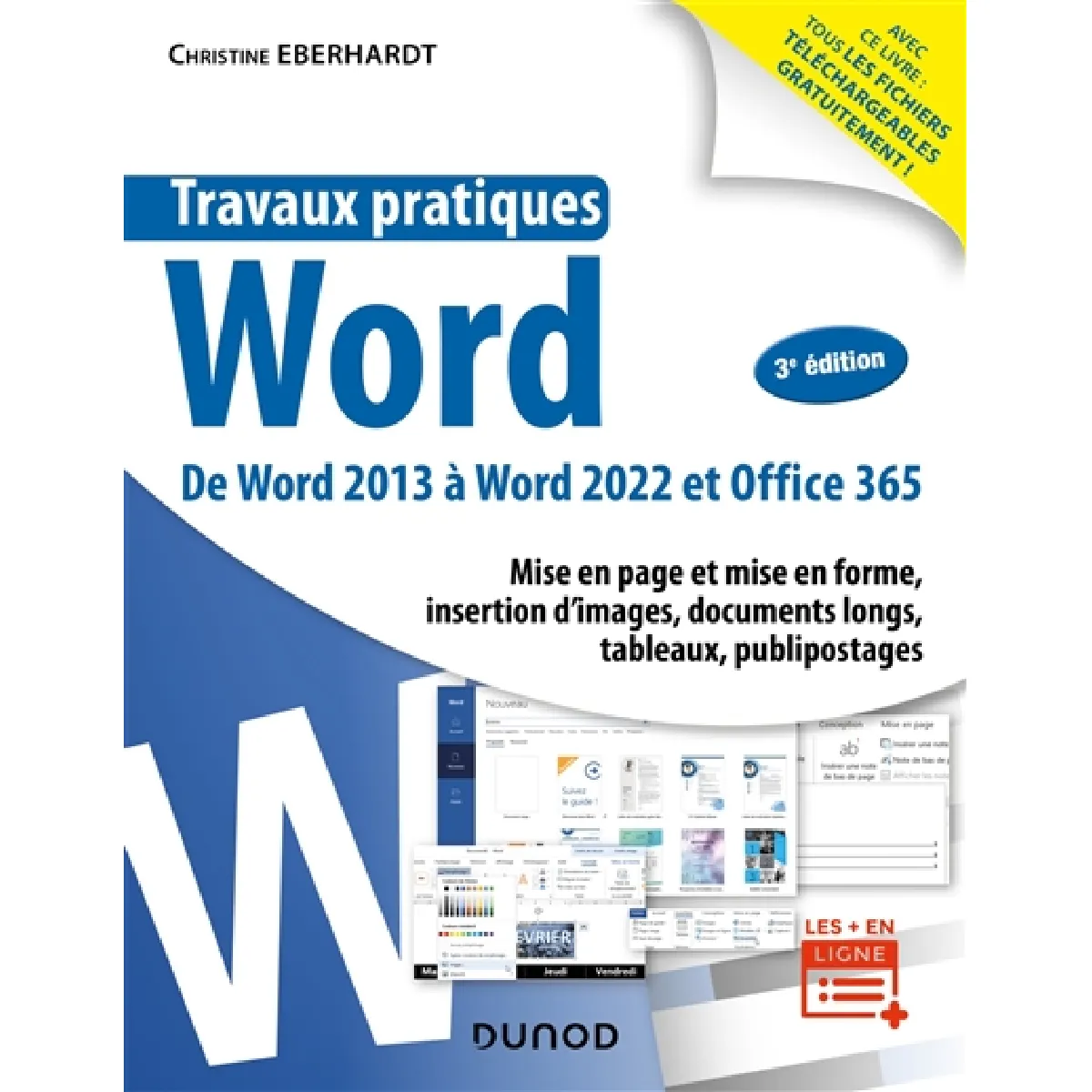 Travaux pratiques Word : de Word 2013 à Word 2022 et Office 365 : mise en page et mise en forme, insertion d'images, documents longs, tableaux, publipostages