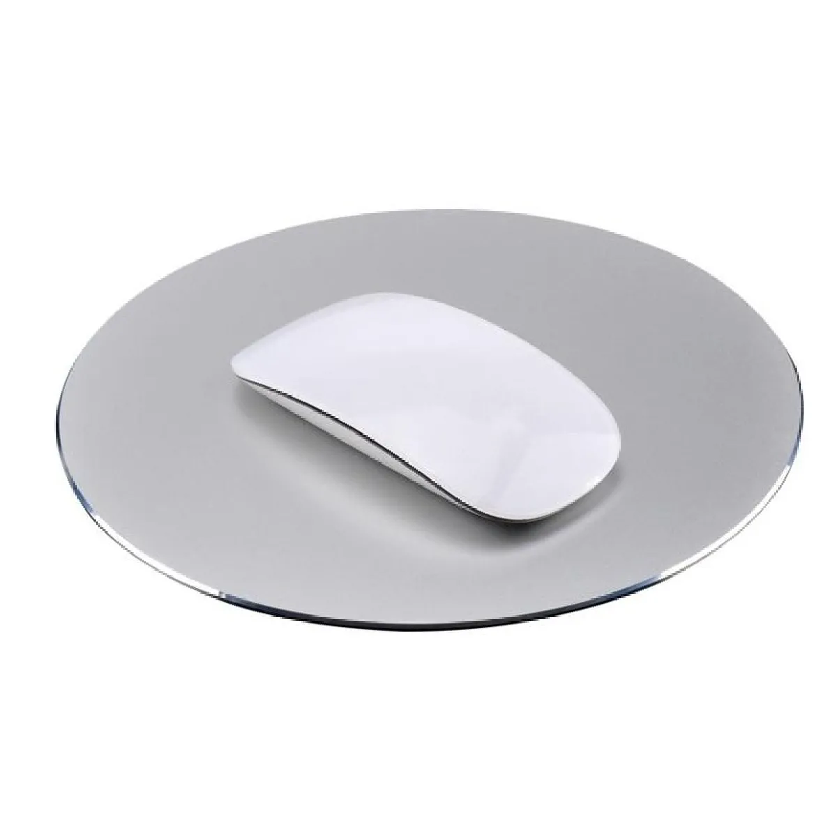 220 * 220 mm haut de gamme créative ronde aluminium métal tapis de souris de jeu PC ordinateur portable famille de paris shooting Apple Mac Write - Gaming Mouse Cup - Gaming