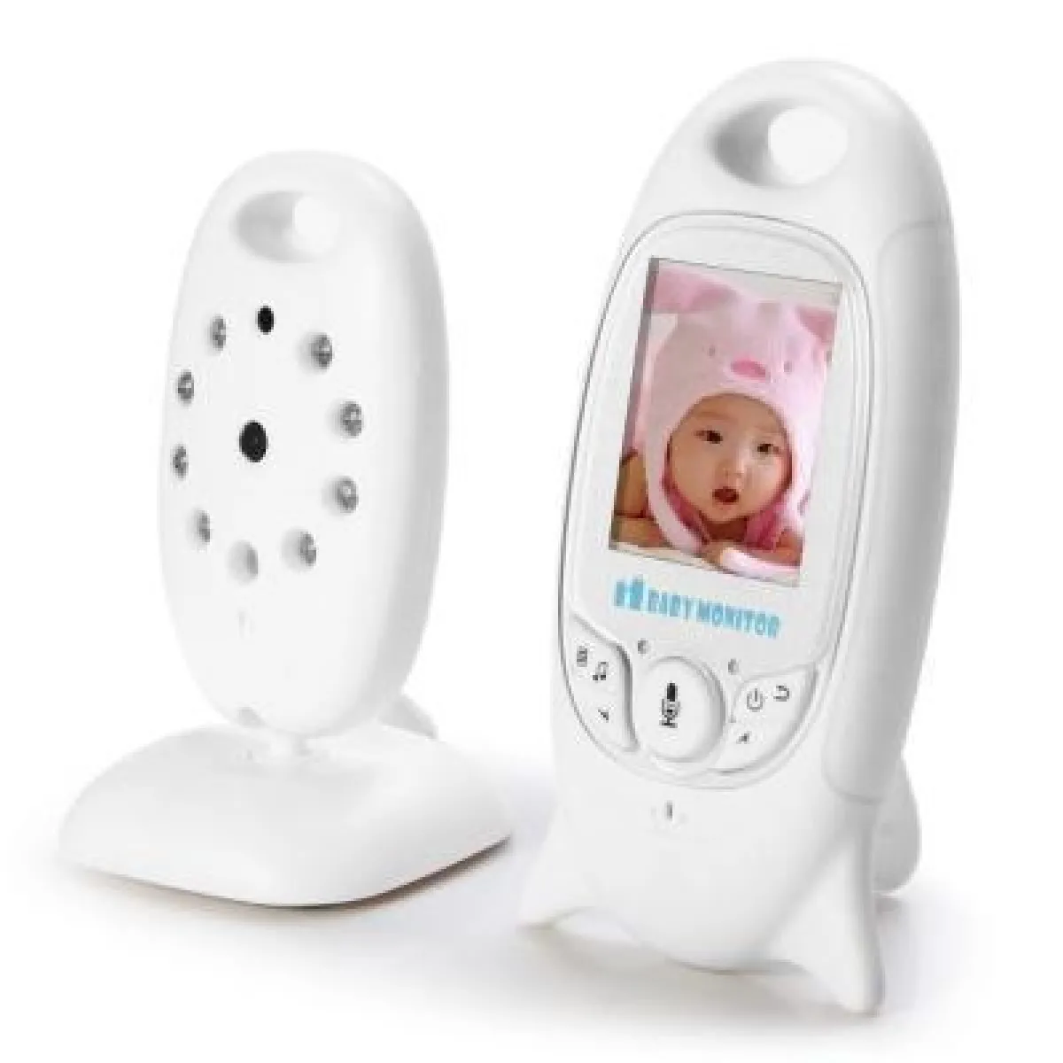 Babyphone Vidéo bidirectionnelle sans fil vision nocturne