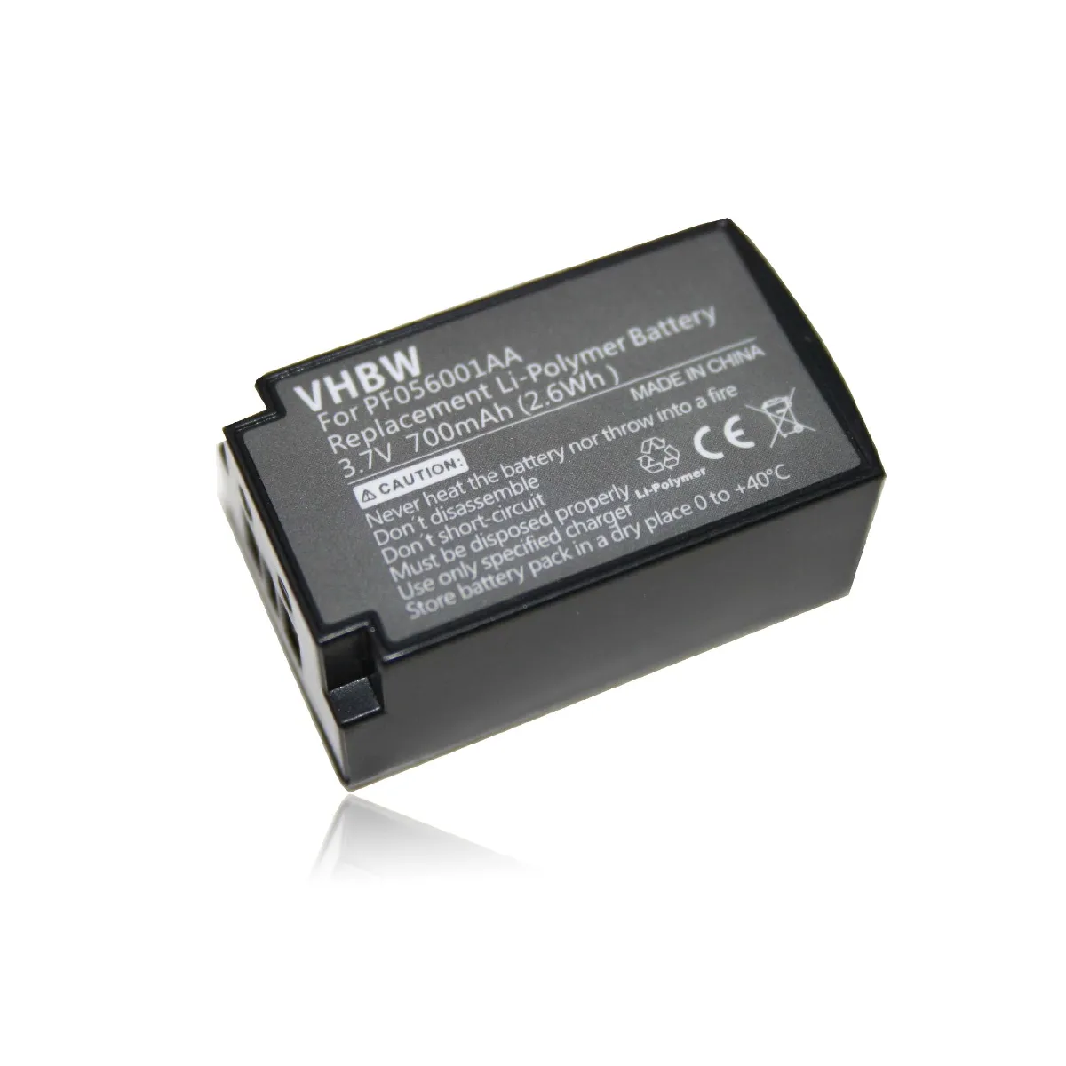 vhbw Batterie 700mAh (3.7V) pour casque audio Bluetooth Parrot ZIK remplace PF056001AA.