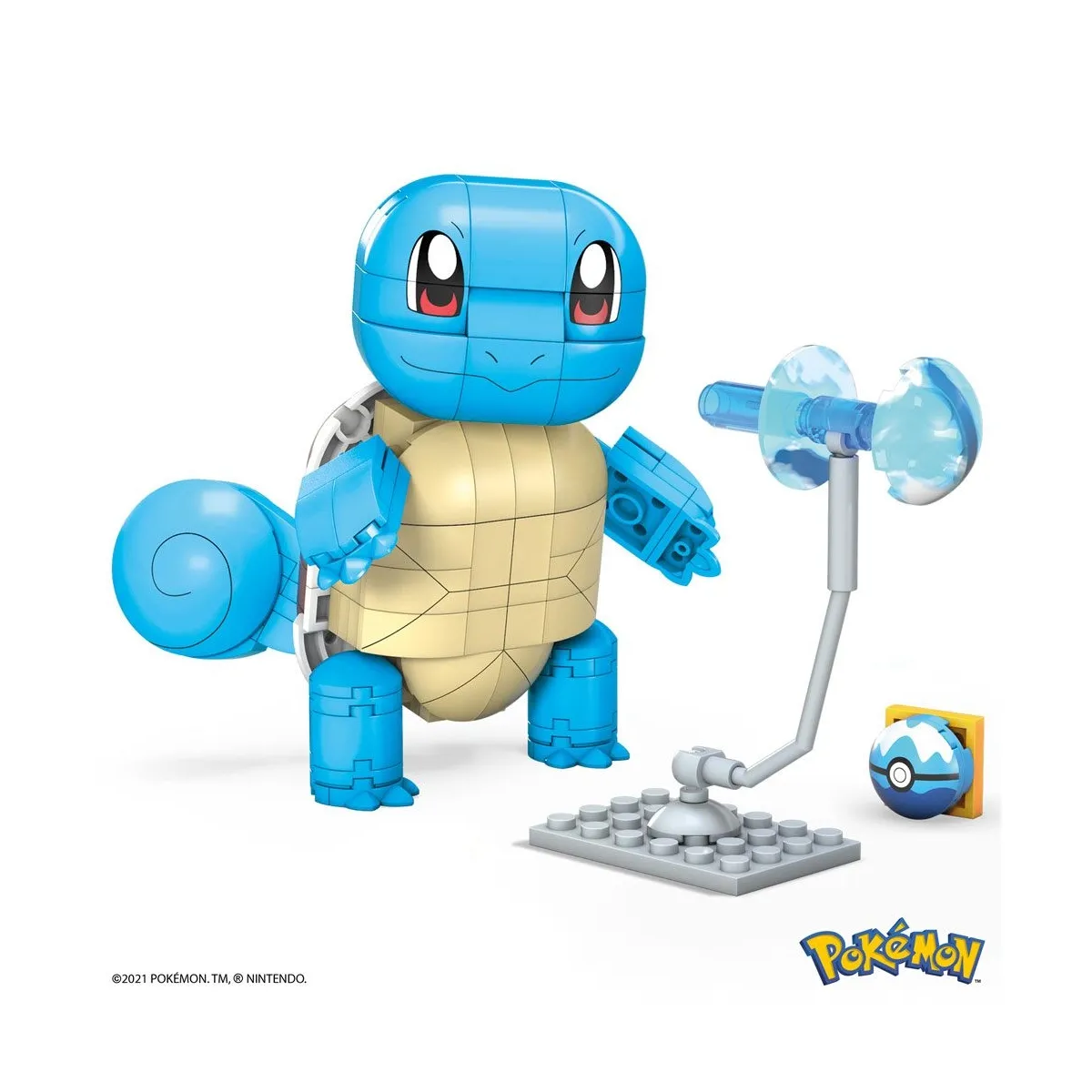 Pokémon - Jeu de construction Mega Construx Wonder Builders Carapuce 10 cm