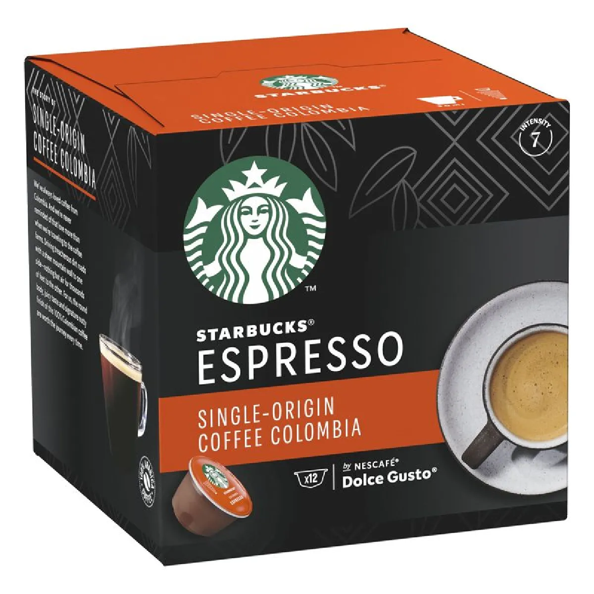 Capsules café STARBUCKS COLOMBIA X12 Dolce Gusto