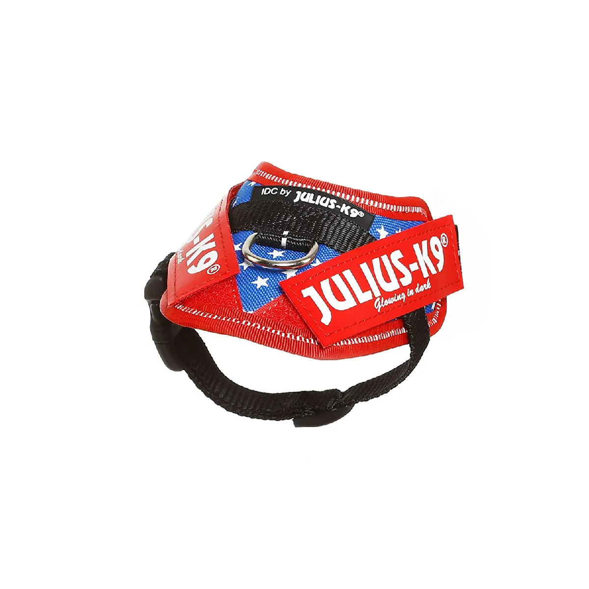 Julius-K9 IDC-Power Harnais pour Chien Drapeau Américain Taille Baby 1