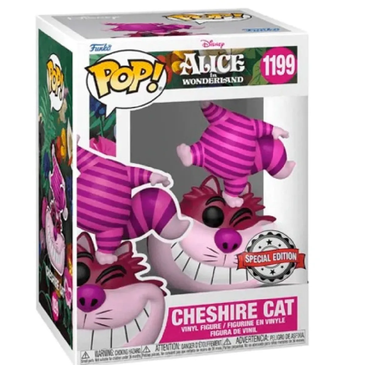 Funko POP Disney ALICE AU PAYS DES MERVEILLES Chat du Cheshire Exclusif 1199