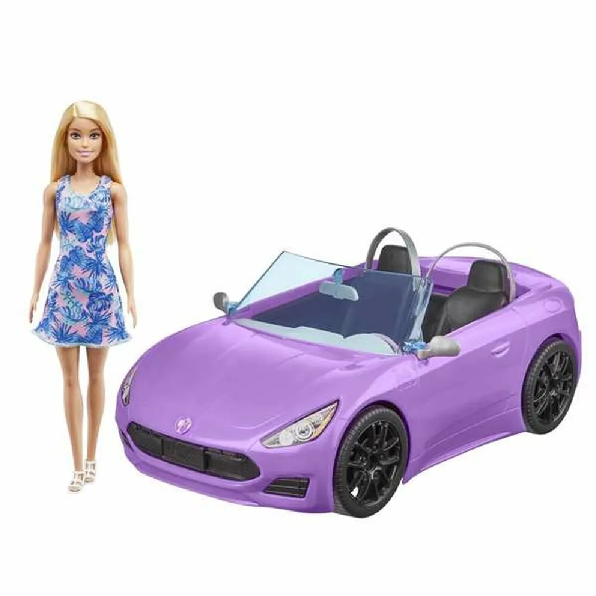 poupee-mattel-barbie-and-her-purple-convertible-0194735005185