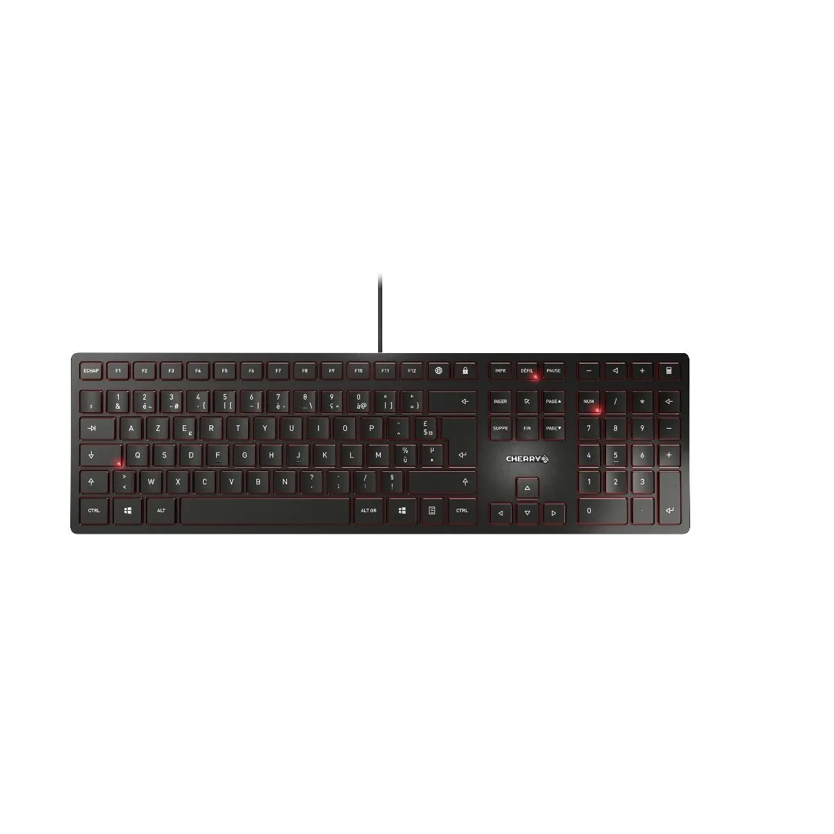 KC 6000 SLIM - Clavier ultra-plat avec 6 touches supplémentaires