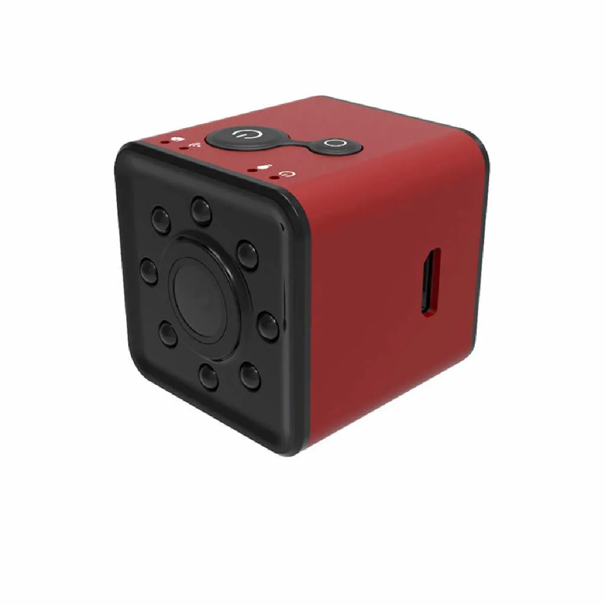 WiFi Mini caméra Espion sans Fil Caméscope Micro Cam DVR enregistreur vidéo DV étanche Sports de Plein air-Rouge