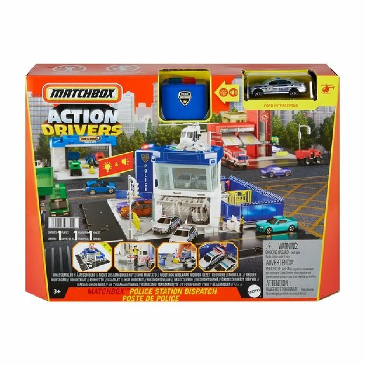 Poste de police Action drivers Matchbox