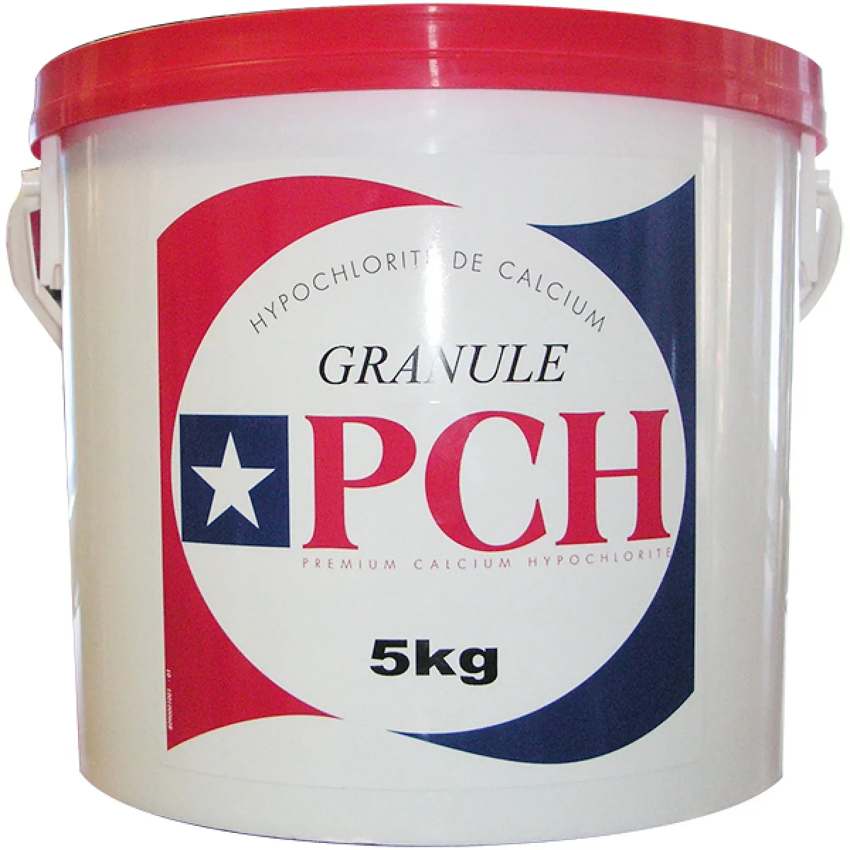 Chlore choc granulé 5kg - hypochlorite calcium - PCH