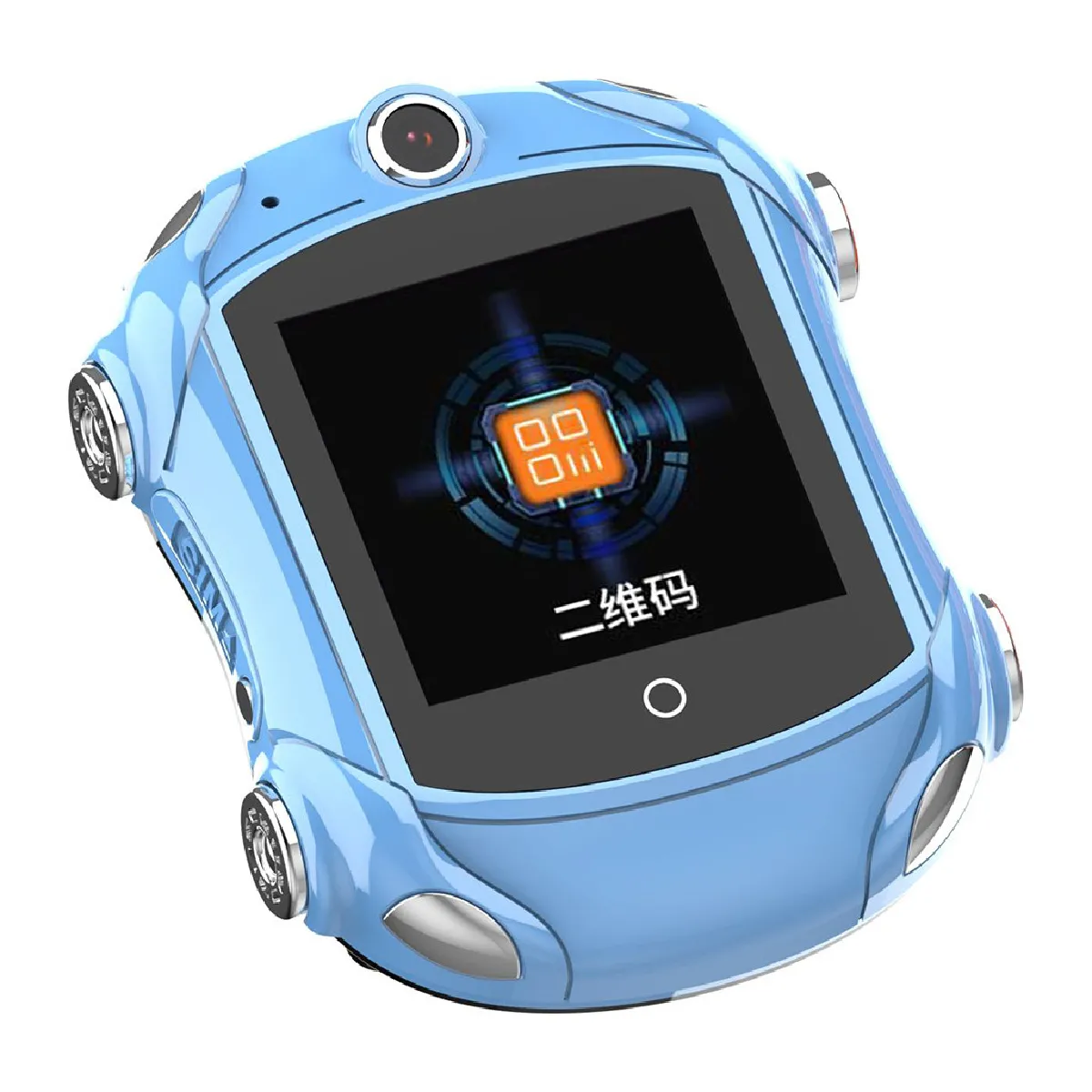 Montre intelligente GPS pour enfants Montre intelligente anti-perte de 1,44 pouces pour enfants filles garçons