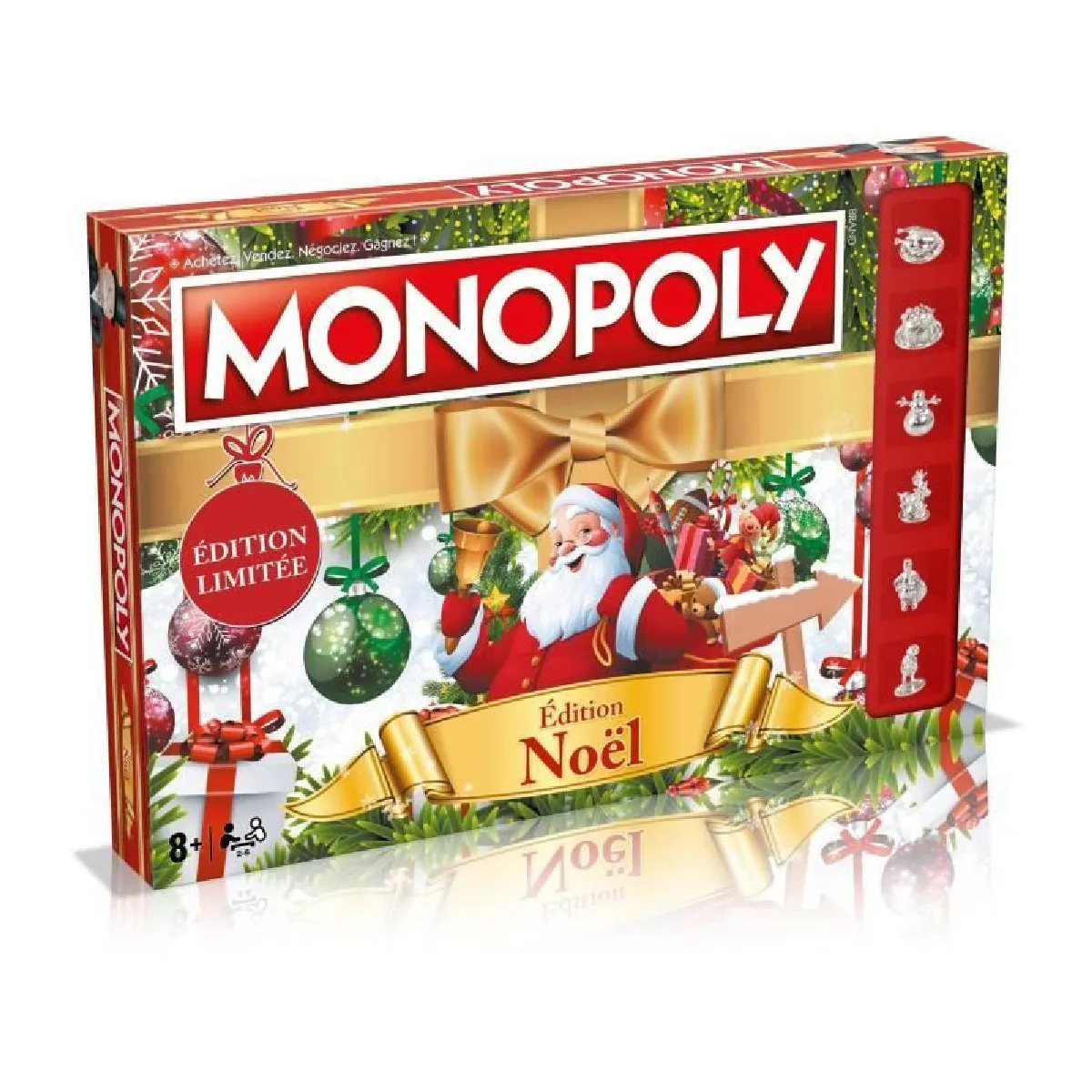 MONOPOLY NoeL - Jeu de plateau - WINNING MOVES