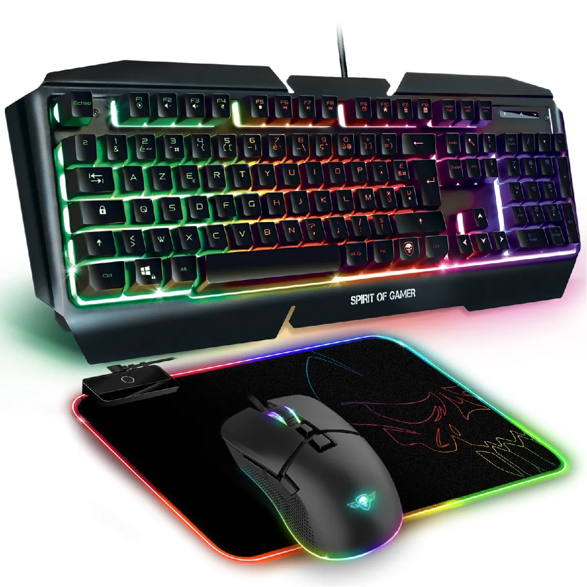 ULTIMATE 500 PACK gamer 3 EN 1 Full RGB à led