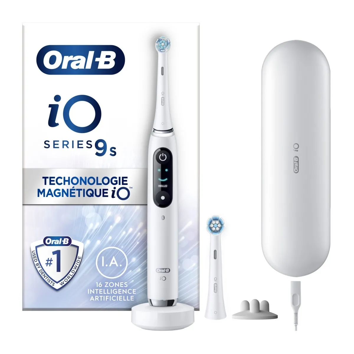 Oral-b brosse à dents électrique - IO9SERIESWHITE - BRAUN