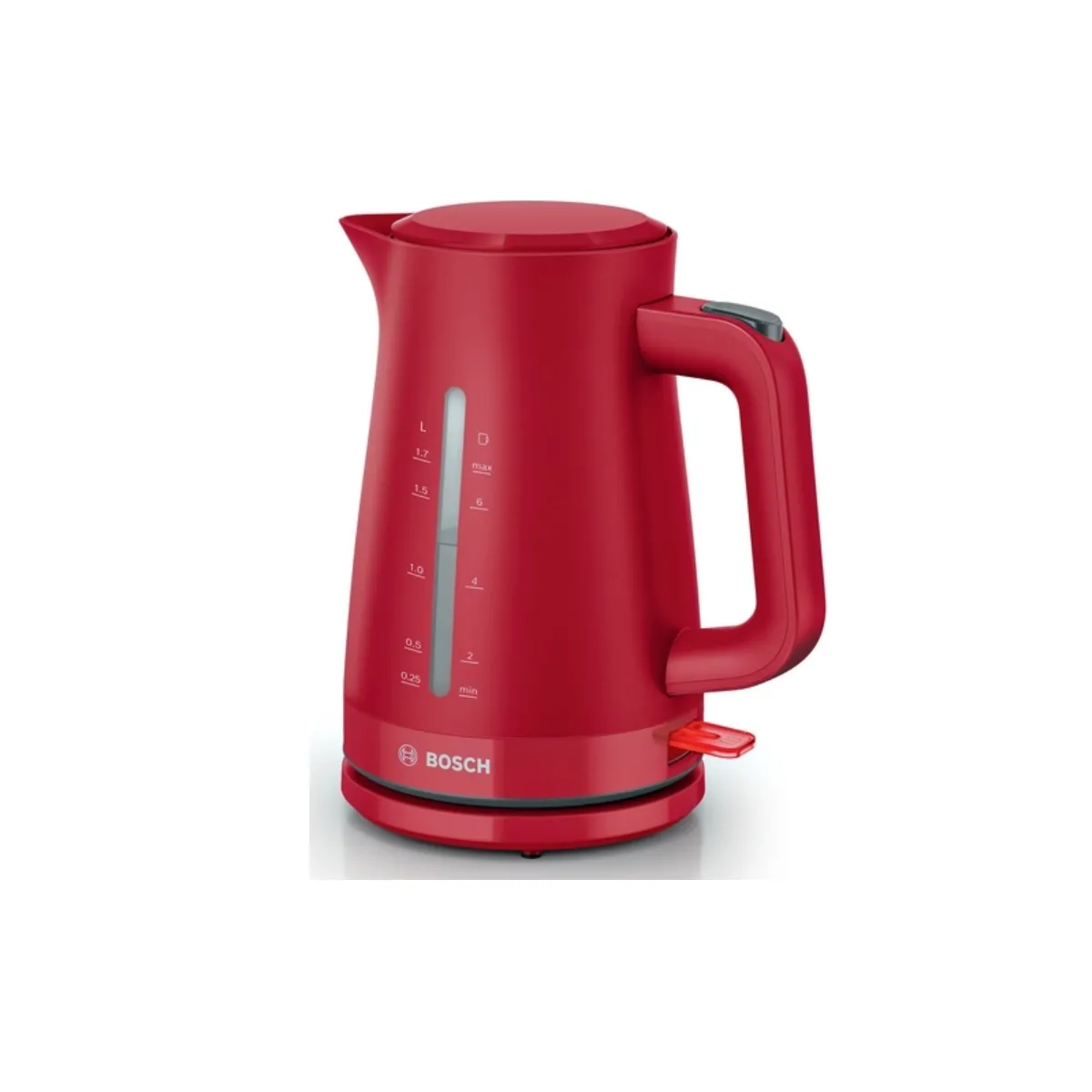 Bouilloire électrique 1.7l 2400w rouge - TWK3M124 - BOSCH