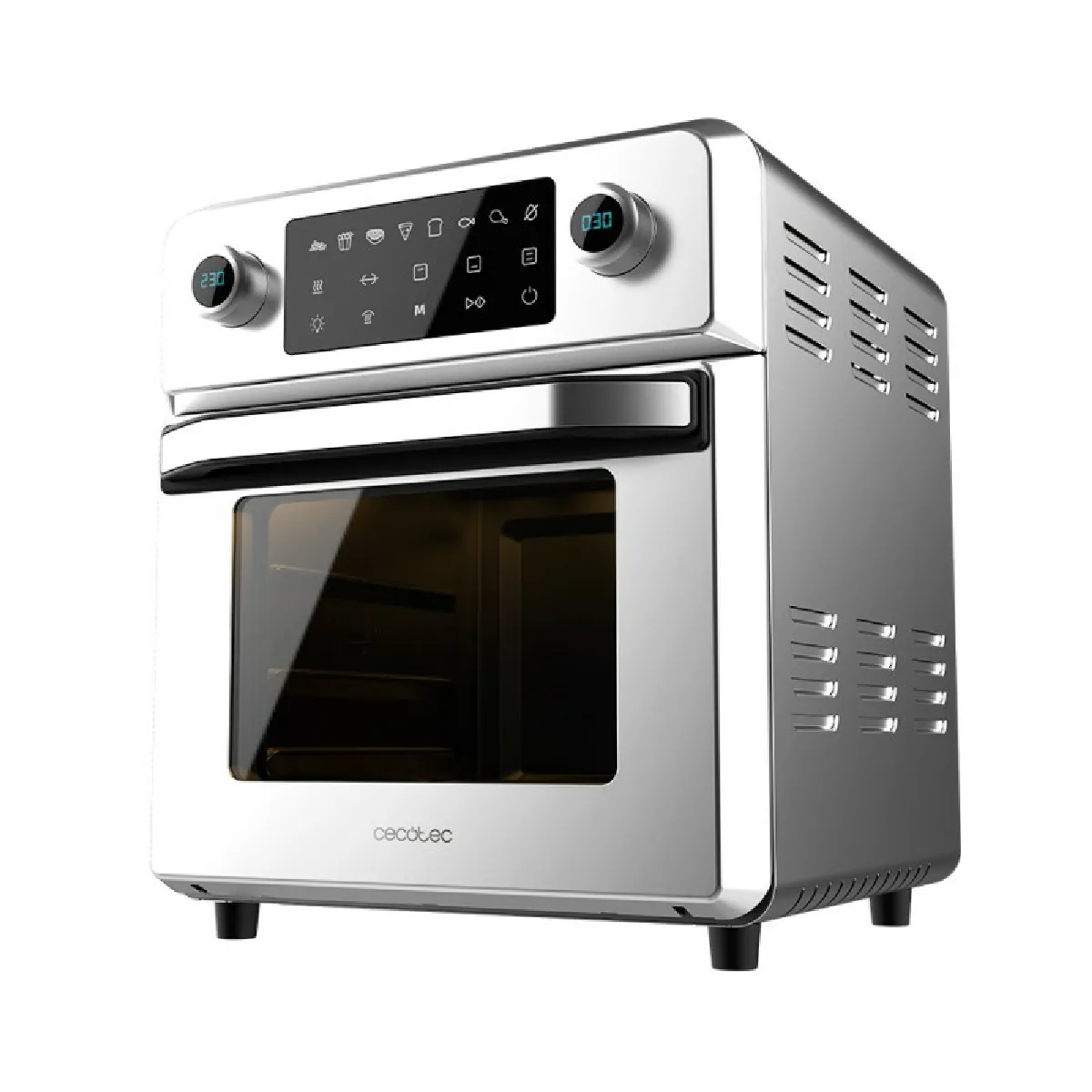 Cecotec Mini-four friteuse Bake&Fry 1400 Steel Touch