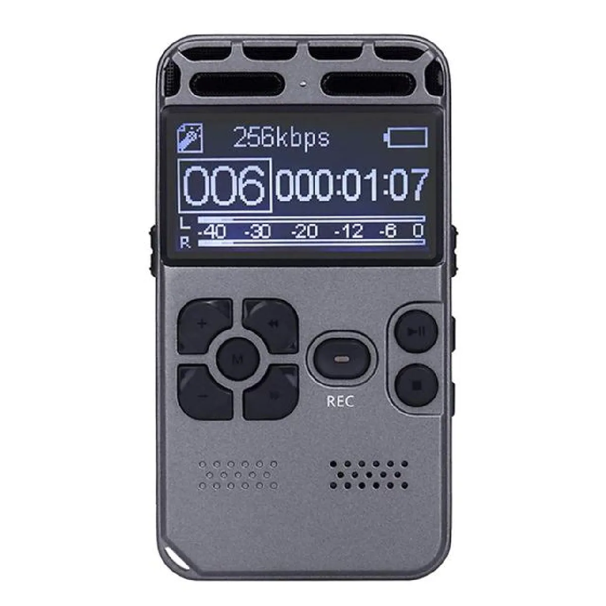 Portable 8 Go Rechargeable LCD Magnétophone Lecteur MP3 Mini Audio Recorder - Lecteur HiFi (8 Go)