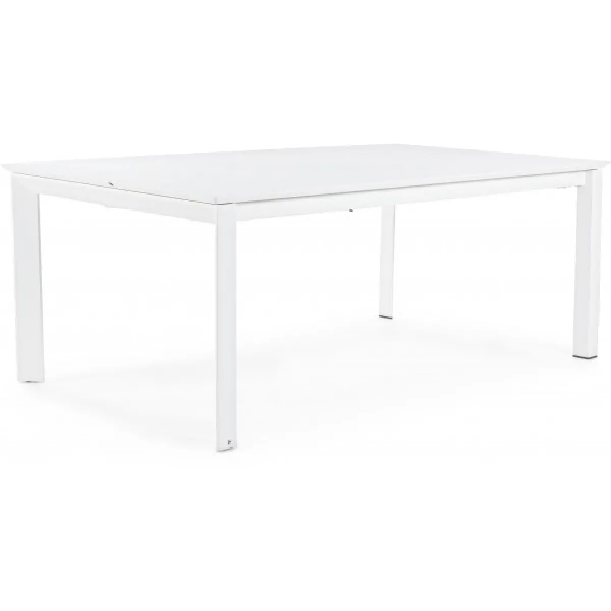 Table extérieure Konnor extensible 200/300 x 110 blanche