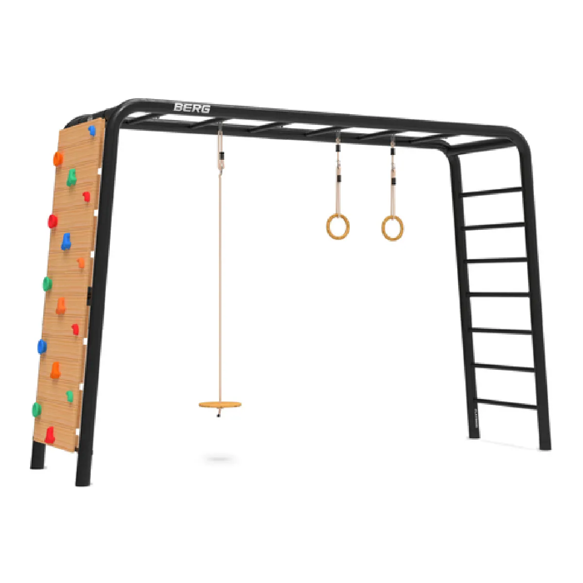 BERG PlayBase Large TL (Disc Swing + Rings + Climbing Wall)