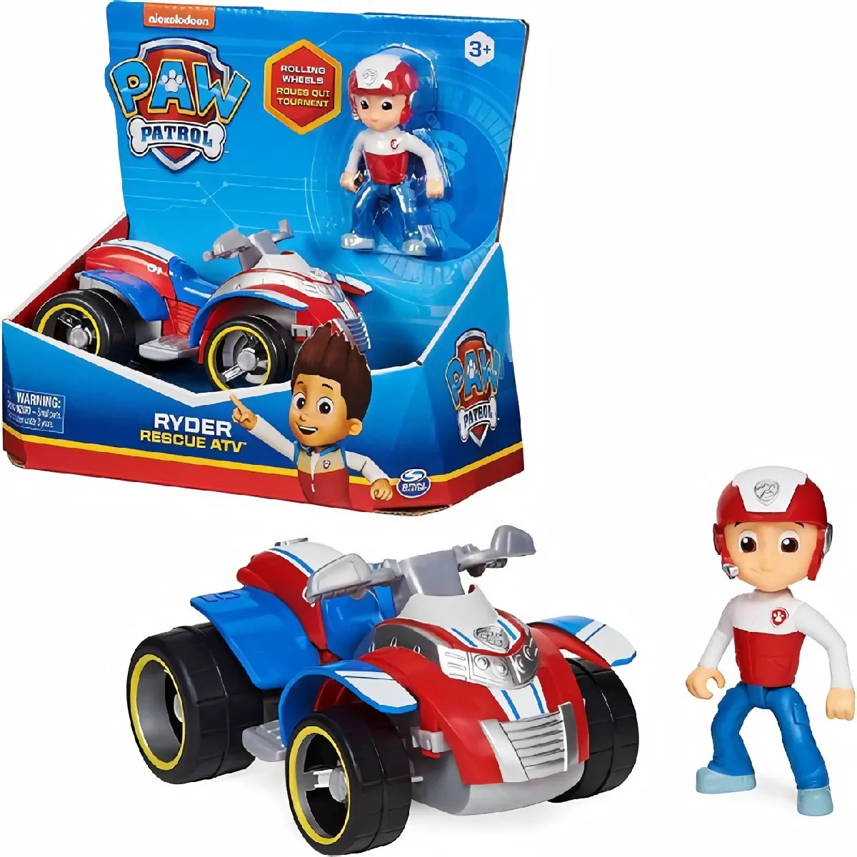 PAT PATROUILLE VEHICULE FIGURINE RYDER Paw Patrol Vehicule Jouet Avec Figurine de Ryder 6060755 Jouet Enfant 3 Ans Helicopteres RC Rue du Commerce