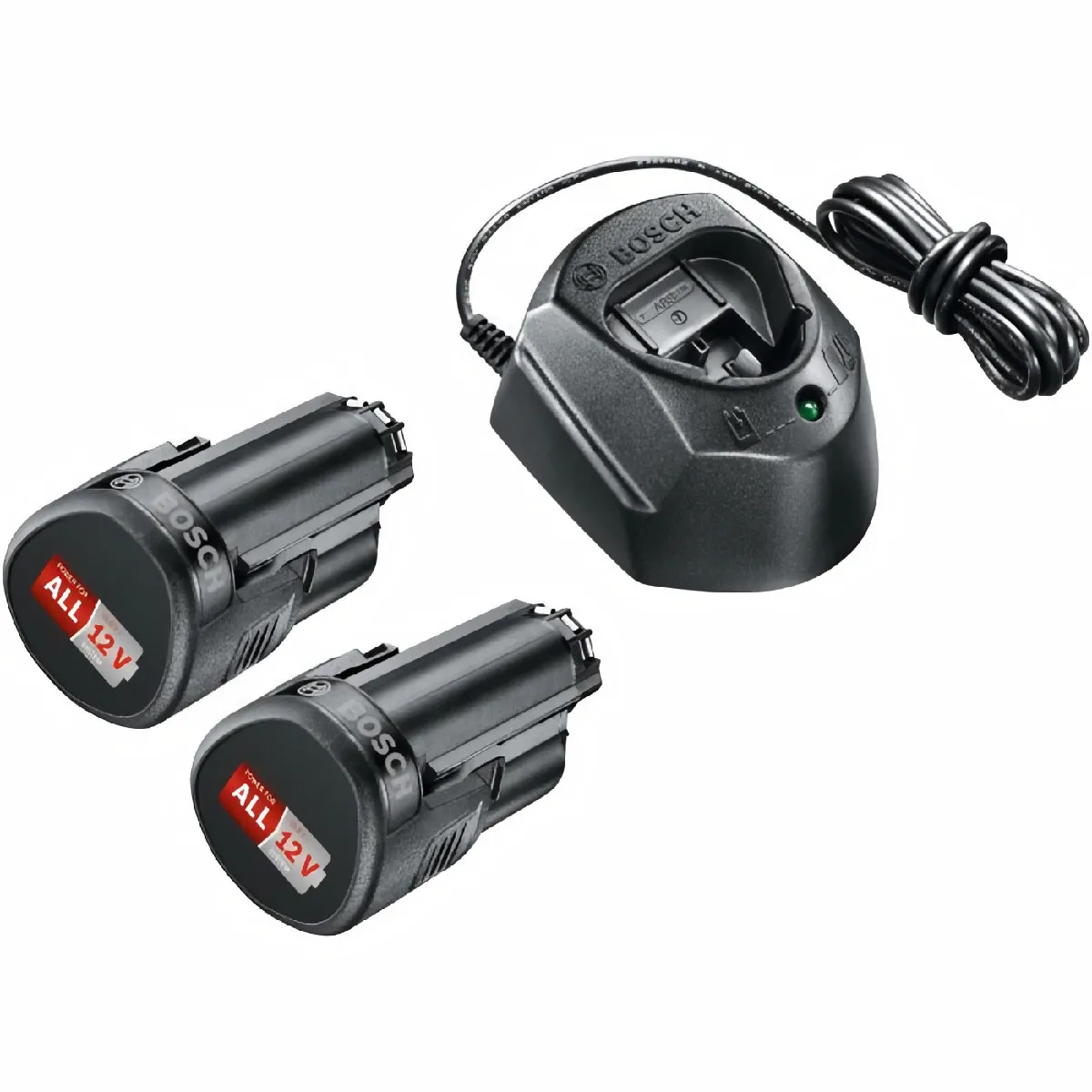 BOSCH Starter Set 12V 2 batt 1,5Ah + Chargeur