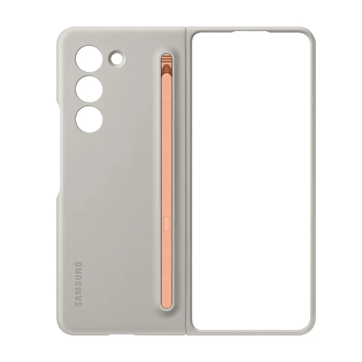 Coque Officiel Samsung Z Fold 5 Crème