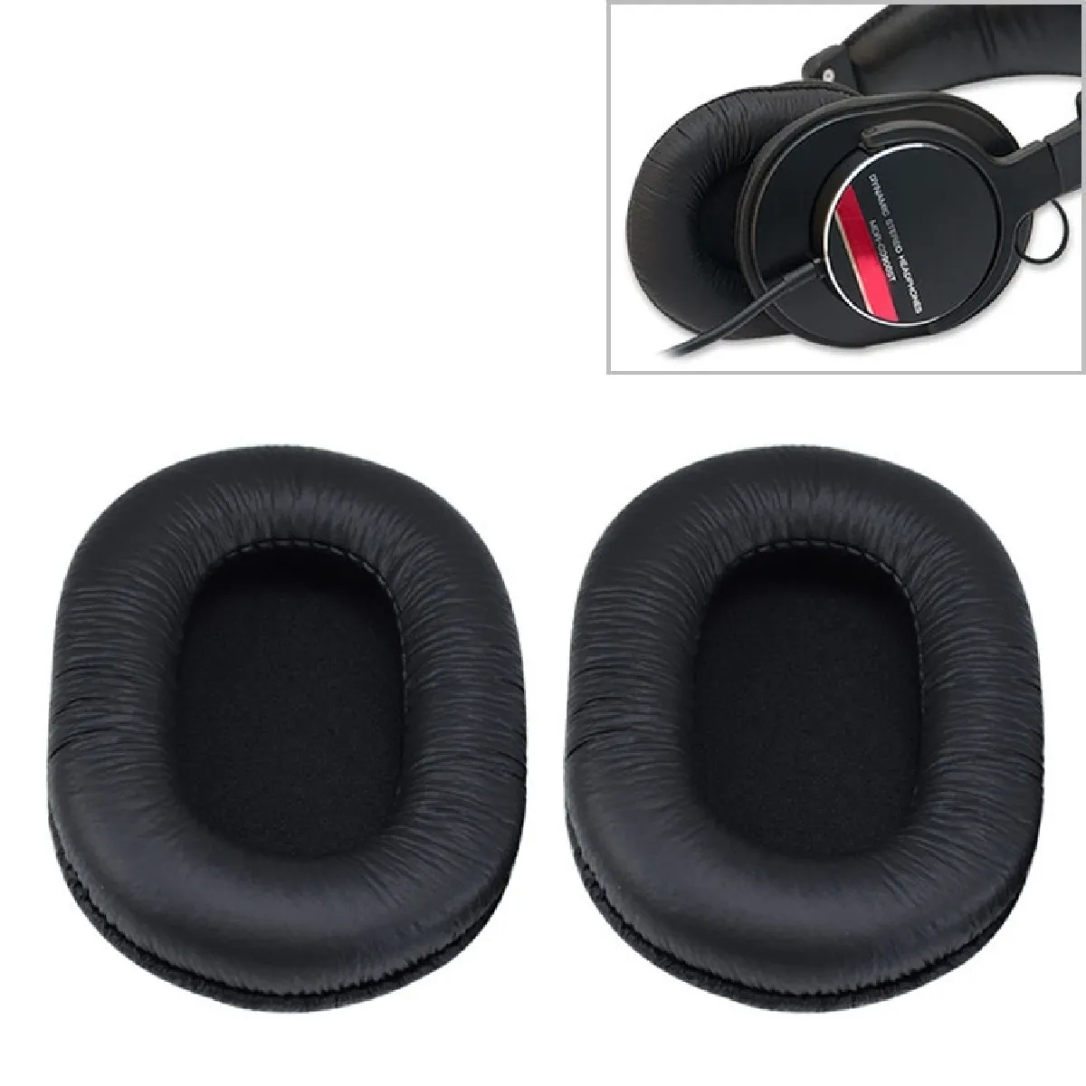 Coussinets Mousse Étui de protection pour casque en éponge avec une paire Sony MDR-7506 MDR-V6 MDR-CD 900ST