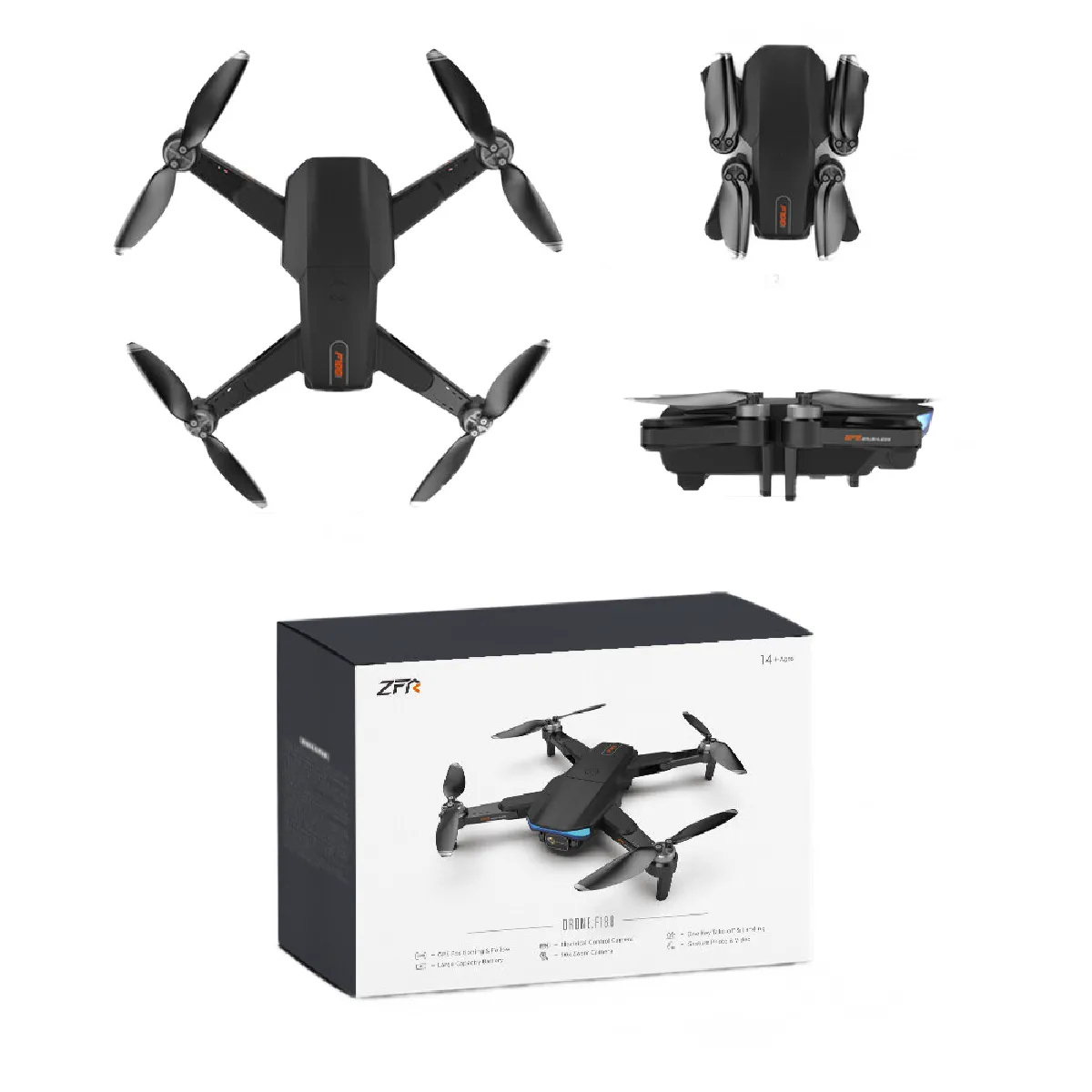 F188 1km Caméra longue distance Drone 6K GPS Professionnel 5G WiFi FPV Brushless Professionnel Pliable RC DRON Quadcopter - RC Helicopter