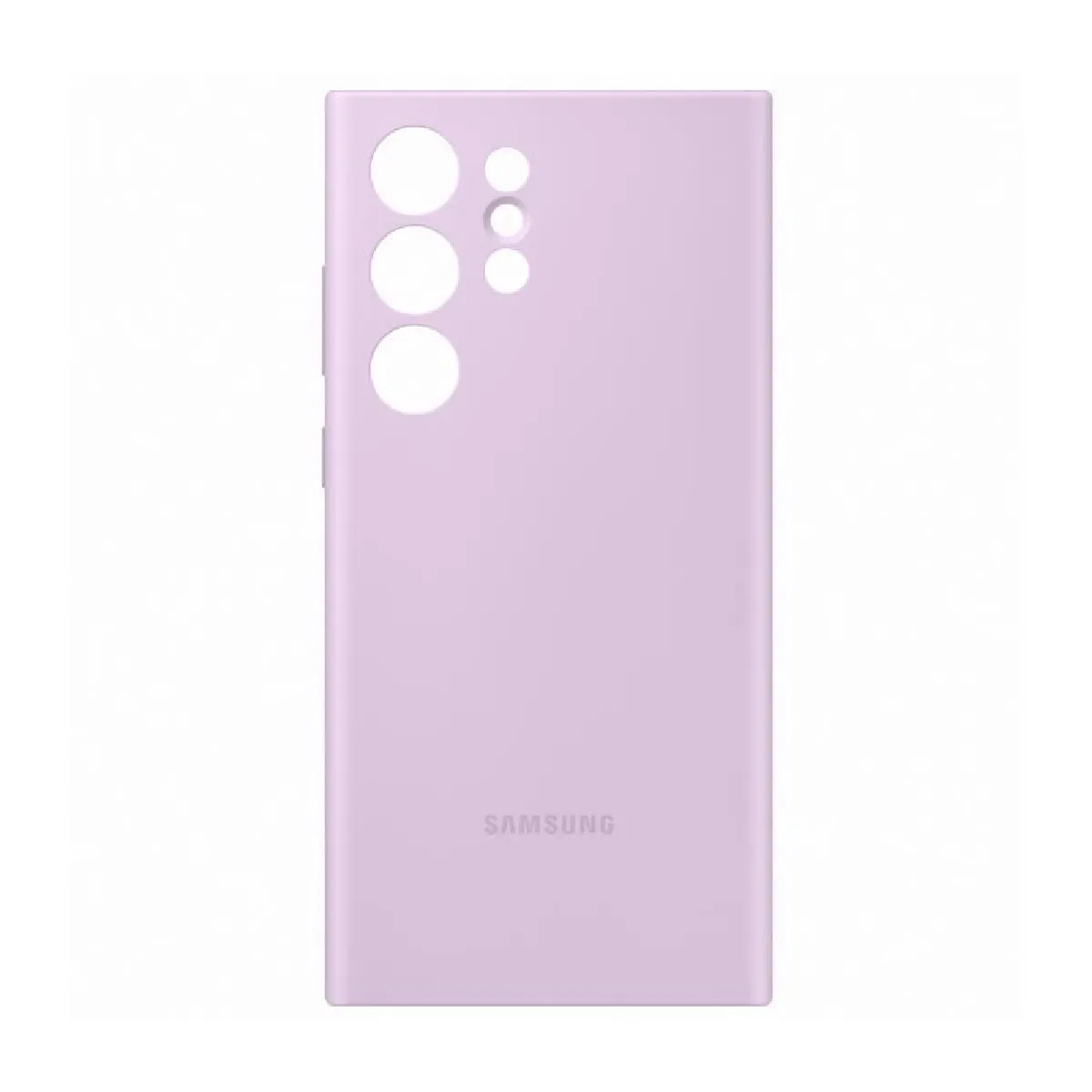 Coque en silicone pour Samsung Galaxy S23 Ultra 5G Lilas