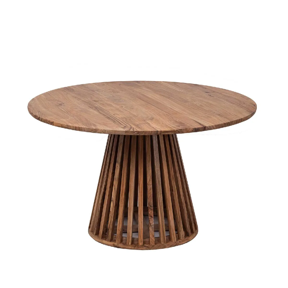 Table de repas ronde bois massif - Acacia Kfir