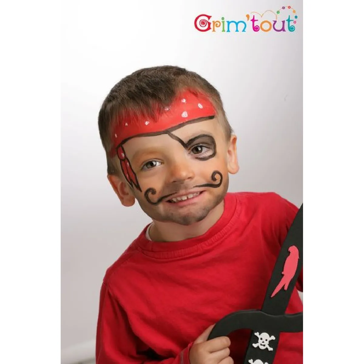 Set de maquillage grimtout 4 couleurs pirates