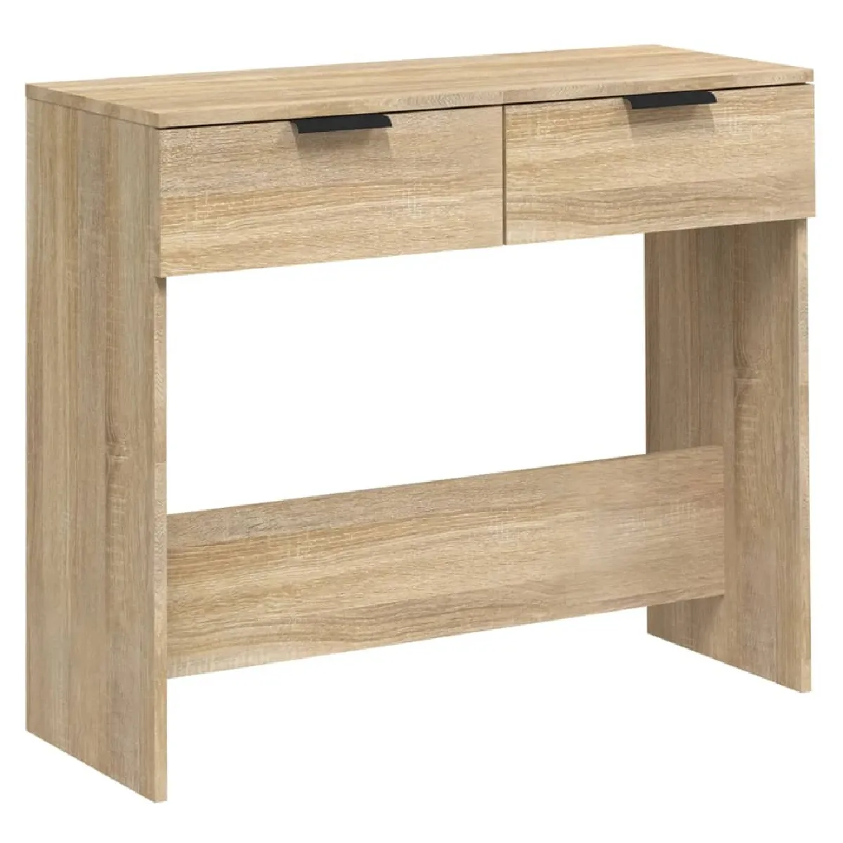 Table console - Meuble d'entrée - Table d'appoint Chêne sonoma 90x36x75 cm Bois d'ingénierie -GKD26419