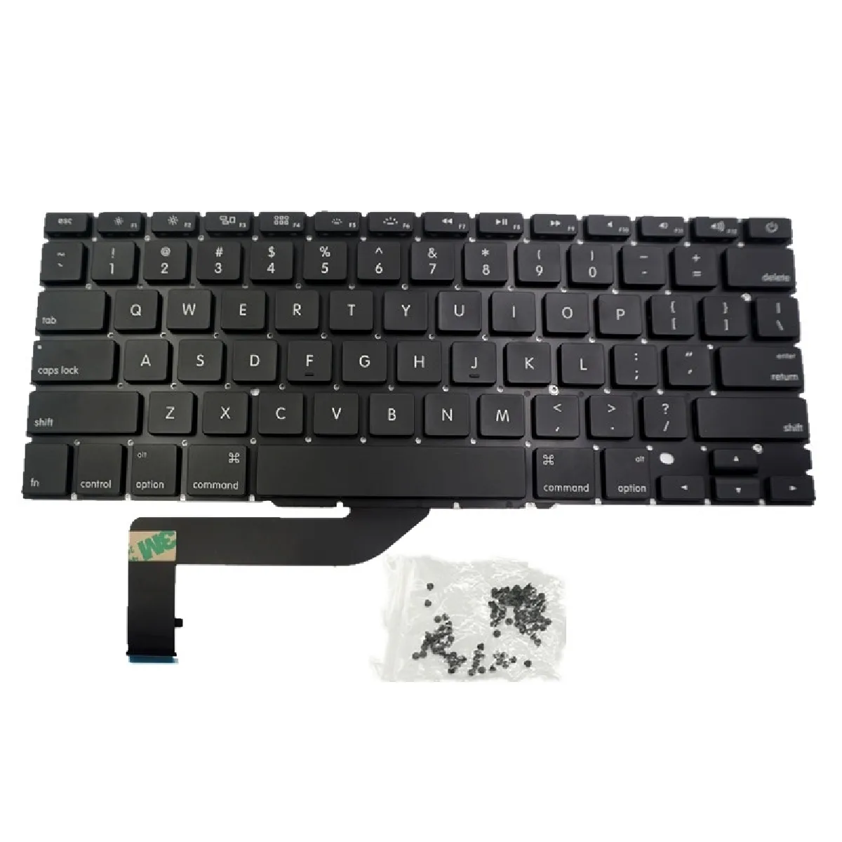 Pour Macbook Retina Pro 15 pouces A1398 2013 2014 2015 Pièce détachée Mac Clavier QWERTY QWERTY Version US,