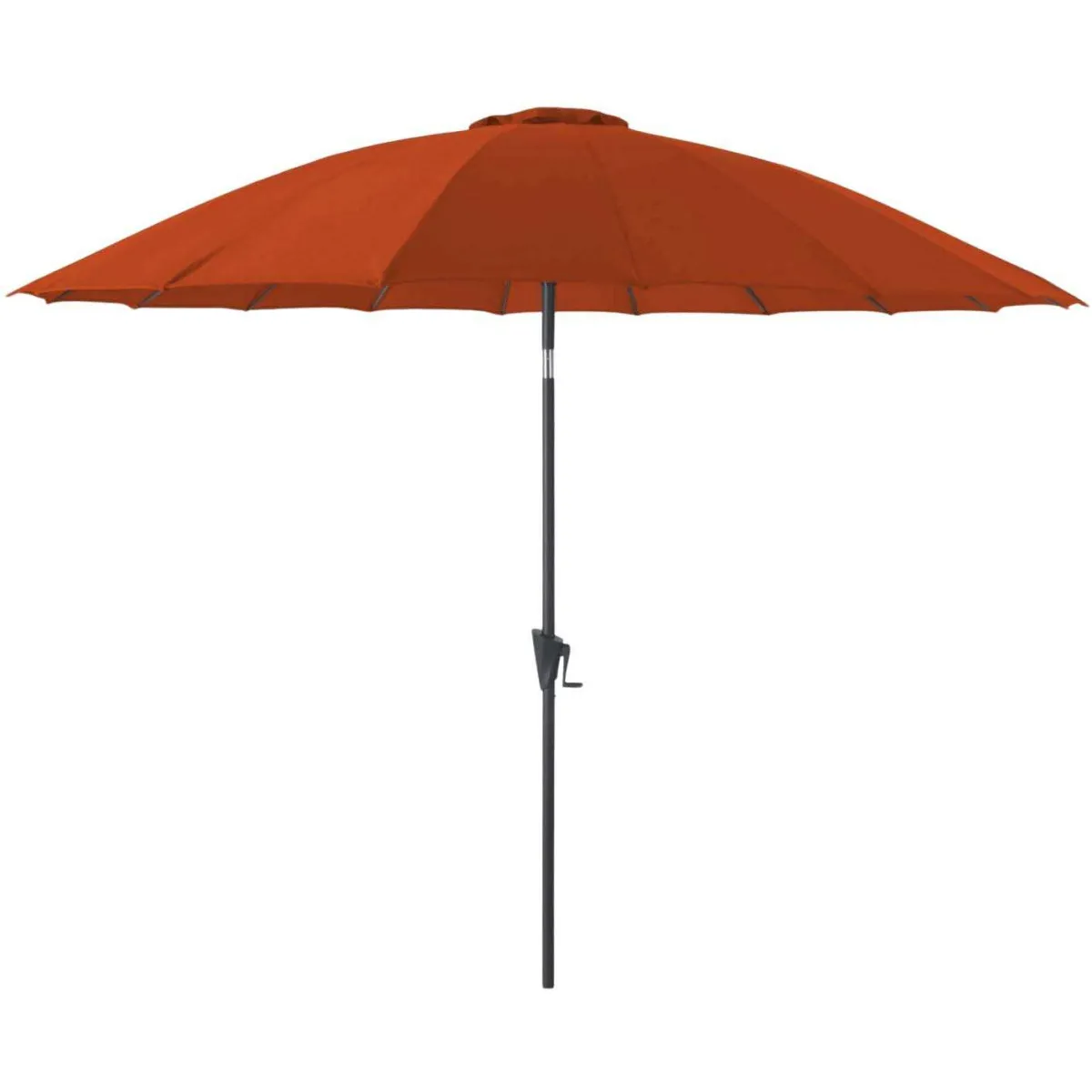 Parasol terrasse en fibre de verre Pagode 300 cm Paprika.