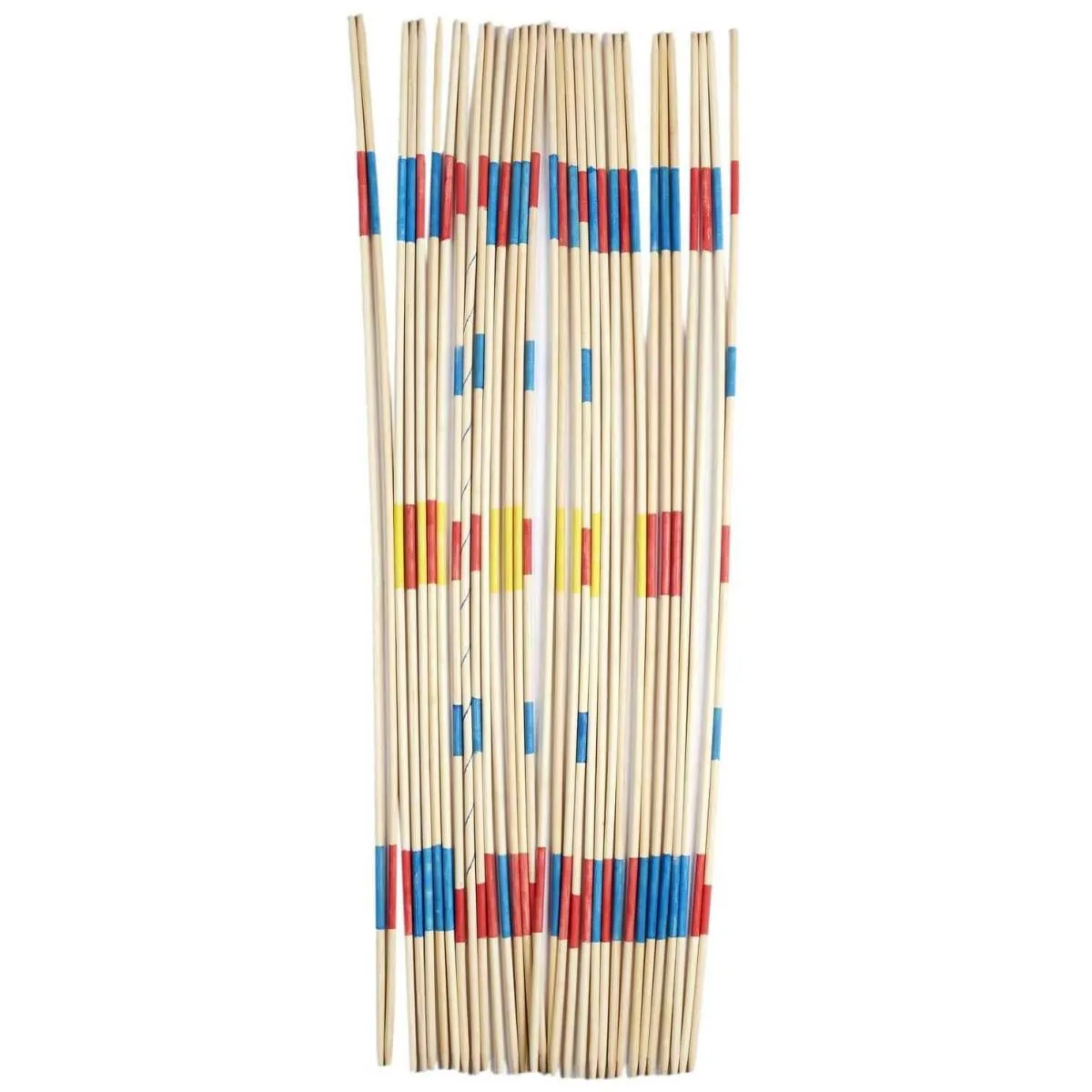 Jeu de mikado géant en bois.