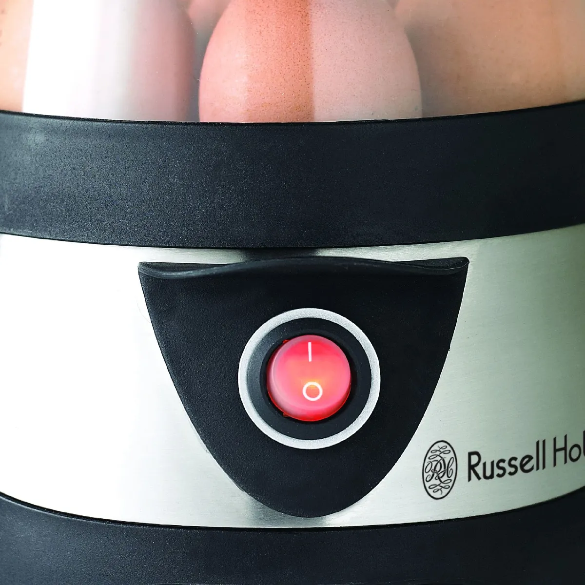 Russell Hobbs Stylo cuiseur à œufs 7 œufs 365 W Noir, Acier inoxydable