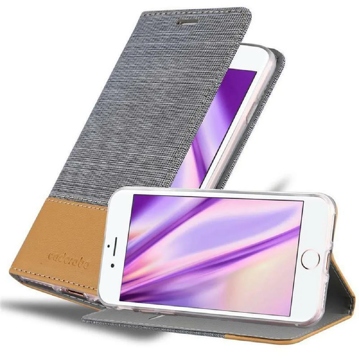 Coque iPhone 7 PLUS / 7S PLUS / 8 PLUS Etui en Gris