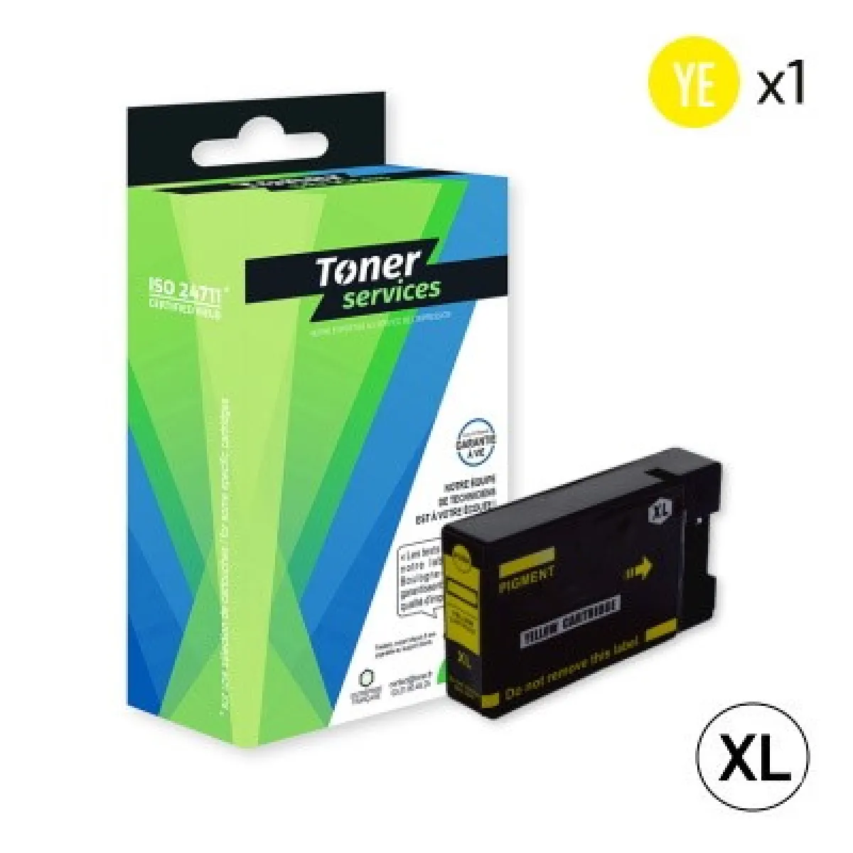 Compatible Canon PGI1500XL Cartouche Jaune 9195B001 (C1500XLY)